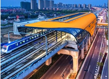 龙渡湖公园杭海城铁许村站