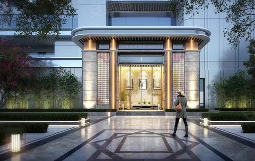 江东华府单元门入户大堂