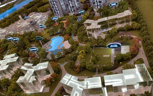 亚运城天珑的沙盘情况