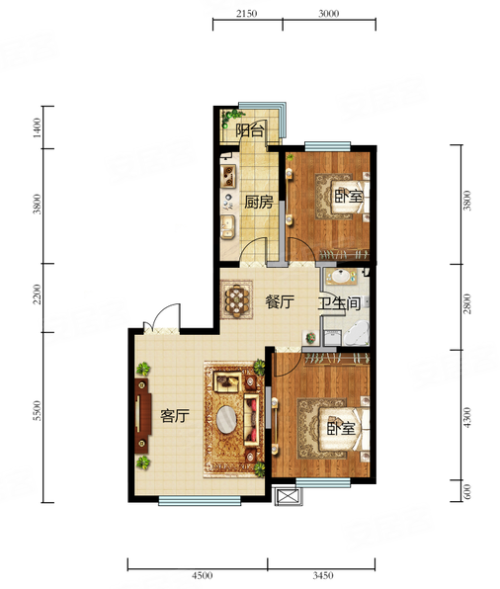 熙府桃园户型图