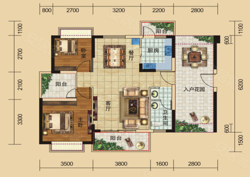 邯郸锦河湾户型图片