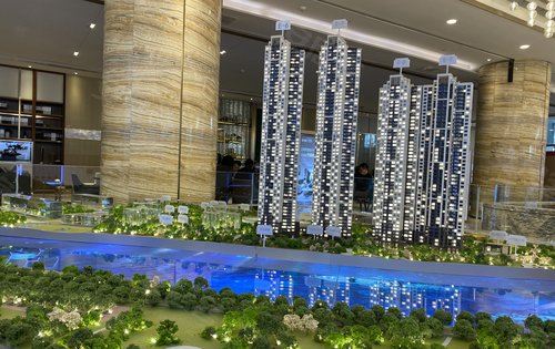 亚运城天逸组团小沙盘远景展望真好看