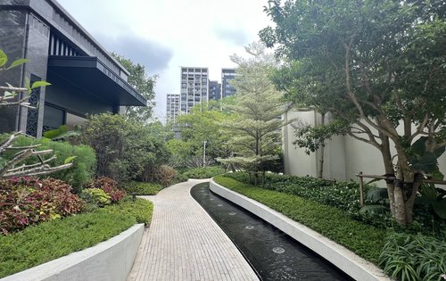 亚运城天逸小区园林景观欢迎参观