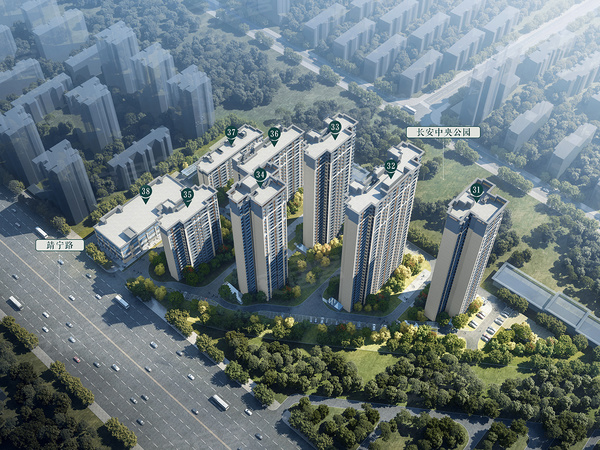 长建·翠景台，西安长建·翠景台房价，楼盘户型，周边配套，交通地图，西长安街与靖宁路交汇处 - 安居客