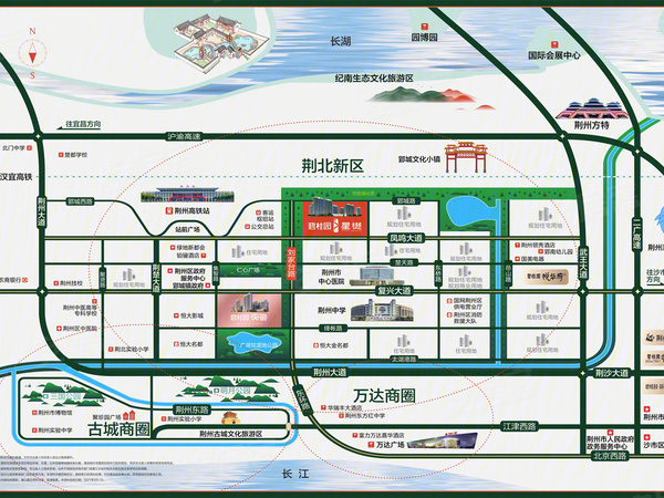碧桂园·星樾，荆州碧桂园·星樾房价，楼盘户型，周边配套，交通地图，凤鸣大道与刘家台路交汇处（客运枢纽站东侧） - 安居客
