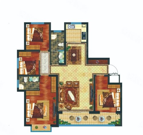 金府大院户型图