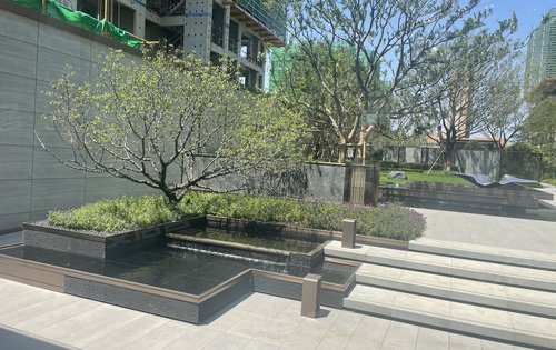 小区园区绿化景观实景