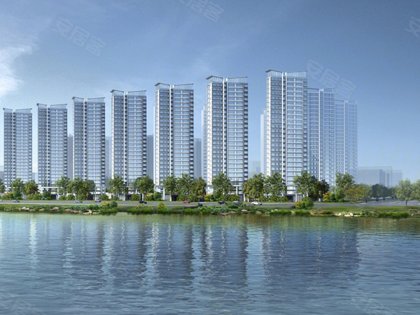 世茂璀璨瓯江楼盘建筑物外景