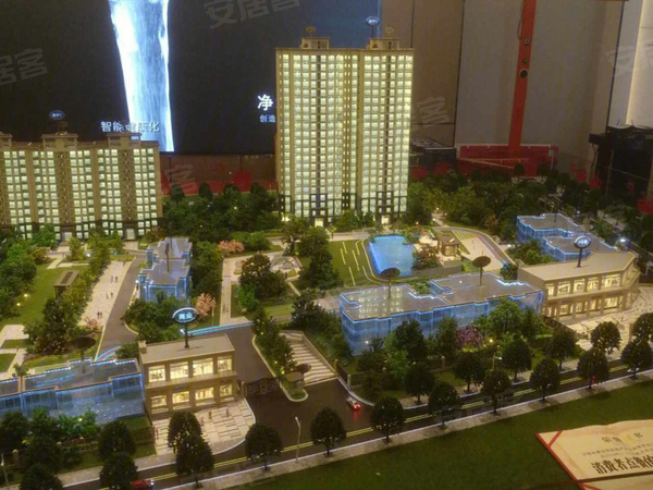 和喜龙城壹号院规划沙盘