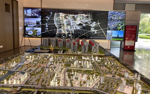 滨江大家招商锦翠金宸府动态:金宸府全景沙盘目前在售9-15号楼这个月即将加推-杭州安居客