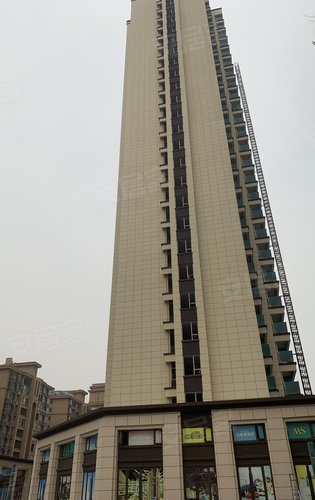 1号楼外墙真石漆已经完工