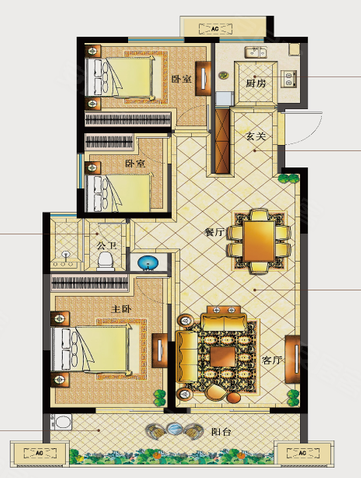 佳源·四季公馆户型图