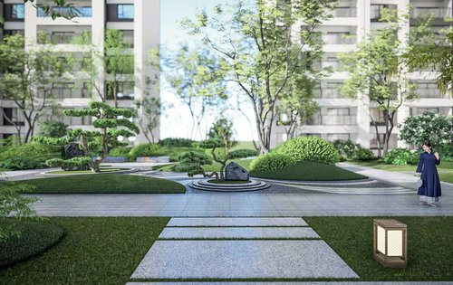 建业神火61江山府动态:园区一角,真的很美-商丘安居客