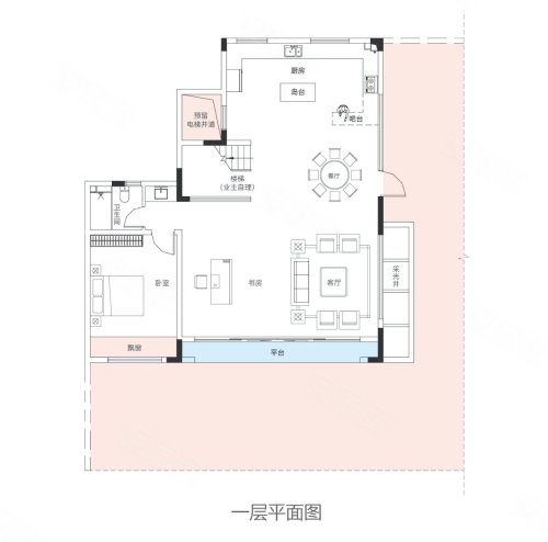 苏荷西江月月澜,苏荷西江月2室2厅3卫1厨约200.00平米户型图,朝南朝向 - 漯河安居客