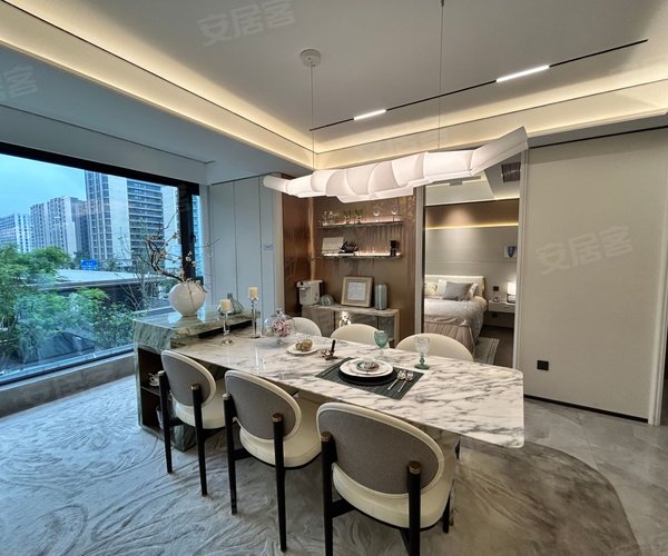 保利西堂和煦B户型,保利西堂和煦4室2厅2卫2厨约127.00平米户型图,朝西南朝向 - 成都安居客