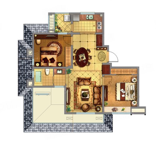 海上湾·闻涧户型图