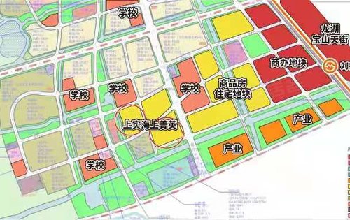 上实·海上菁英动态:小区周边的用地规划