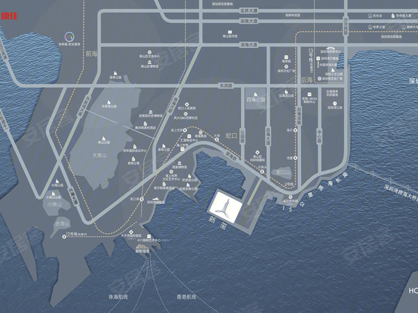 华侨城深圳湾新玺名苑，深圳华侨城深圳湾新玺名苑房价，楼盘户型，周边配套，交通地图，湾厦路南海玫瑰园三期西北旁 - 安居客