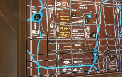 这是楼盘区位沙盘