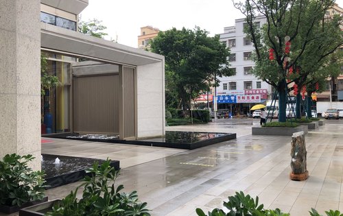 太东万科万悦花园动态:下雨天后的万悦花园-惠州安居客