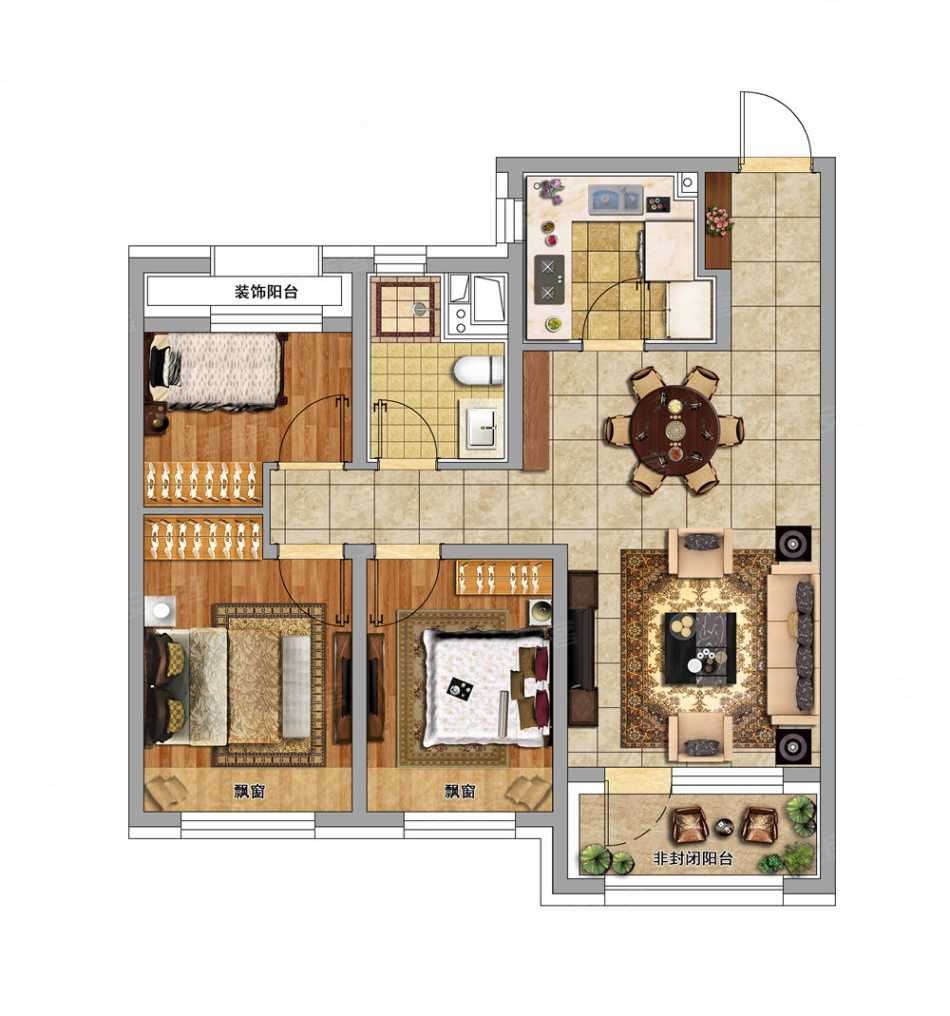 98m05,3室2厅1卫 98m05,4室2厅2卫 160m05关联户型:吴中桃花源