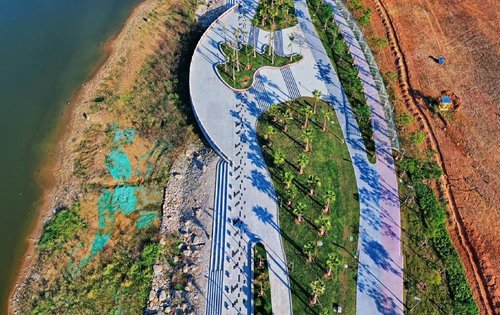 马銮湾带状公园实拍图