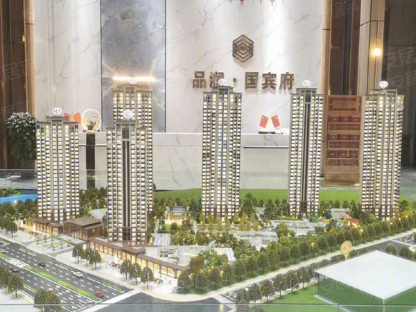 百色品润国宾府规划沙盘