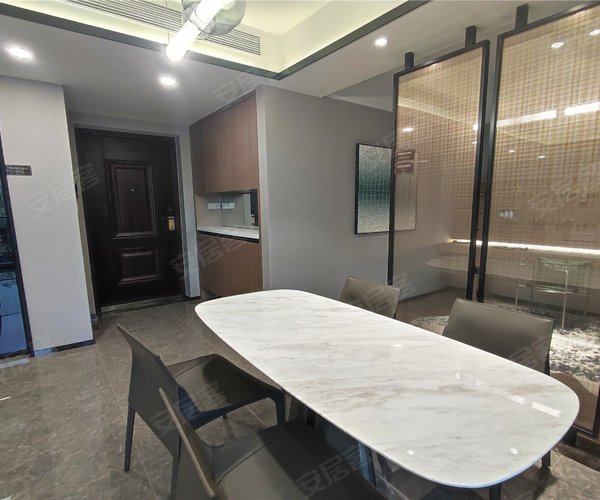 中建启宸C户型,中建启宸4室2厅2卫1厨约99.00平米户型图,朝南朝向 - 重庆安居客