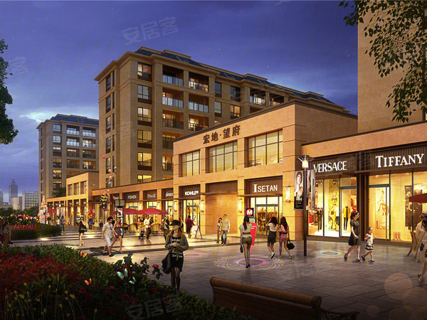 衢州宏地望府楼盘建筑物外景