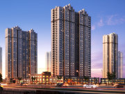 西安经济开发区文景路沿线恒大国际城楼盘新房真实图片