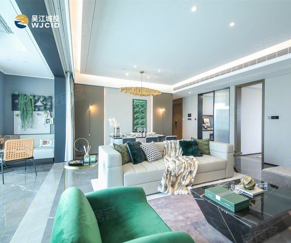 中建|吴江城投 · 笠泽之星洋房B户型,中建|吴江城投 · 笠泽之星4室2厅2卫1厨约149.00平米户型图,朝南朝向 - 苏州安居客