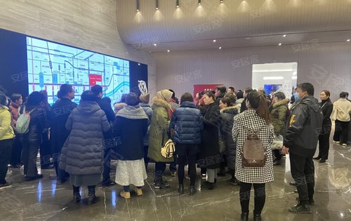 建业中州府动态:建业中州府售房部迎来一大波看房团-洛阳安居客