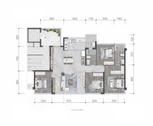南宁邦泰揽境户型图，南宁邦泰揽境房型图，邦泰揽境原始户型图大全 - 安居客