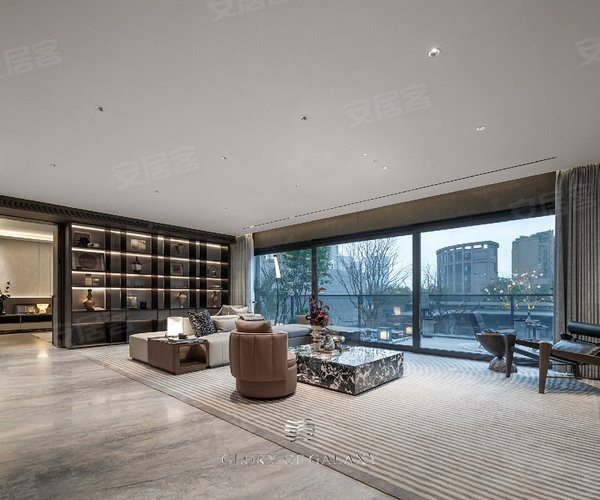 龙湖云河颂云幕户型,龙湖云河颂4室2厅3卫1厨约200.00平米户型图,朝南朝向 - 重庆安居客