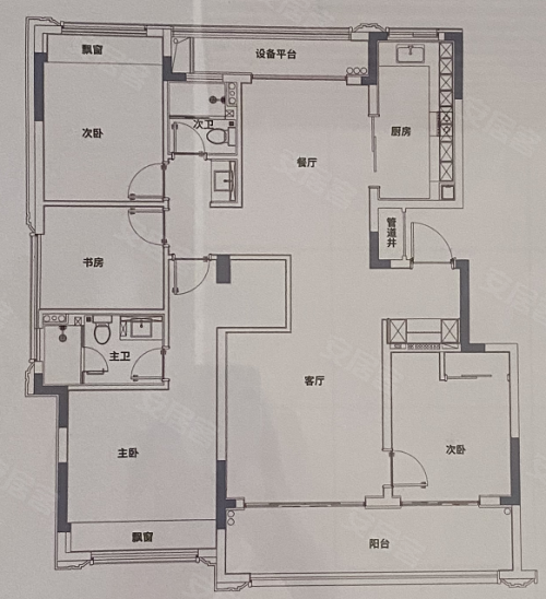 衢州云澜府户型图140图片