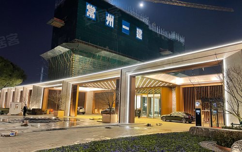 国色风华小区主出入口实景拍摄.