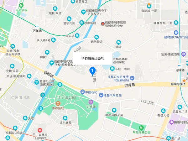华侨城滨江壹号,成都华侨城滨江壹号房价,楼盘户型,周边配套,交通地图,迎晖路与塔山路交汇处 - 安居客