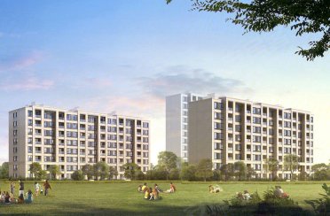 上海浦东临港新城大名城映晖楼盘新房真实图片