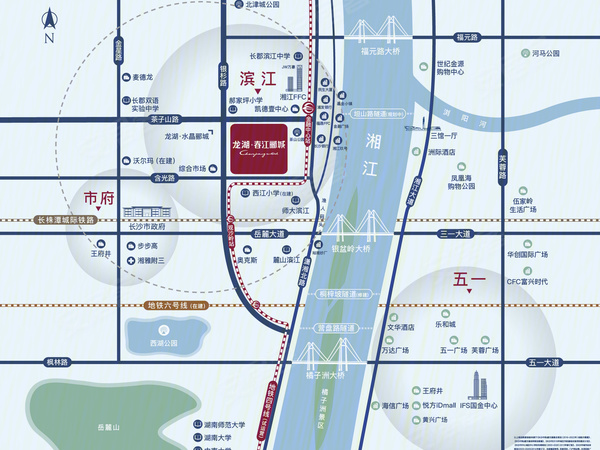 龙湖·春江郦城,长沙龙湖·春江郦城房价,楼盘户型,周边配套,交通地图,长沙市岳麓区银杉路与茶子山路交汇处东南角 - 安居客