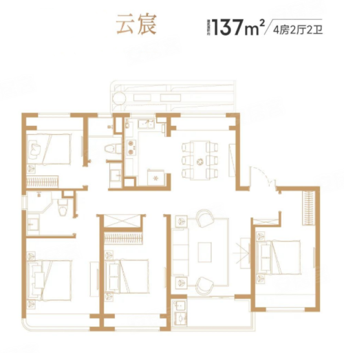 大华锦宸府,4室2厅2卫,华春路123弄,大华锦宸府1#-2单元-12-1201 - 安居客