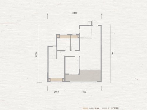 中海·东湖玖章品筑户型,中海·东湖玖章3室2厅2卫1厨约125.00平米户型图,朝南北朝向 - 武汉安居客