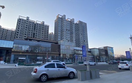 金地峯启未来动态:峯启未来南北区施工进度早上的实拍效果-呼和浩特安居客