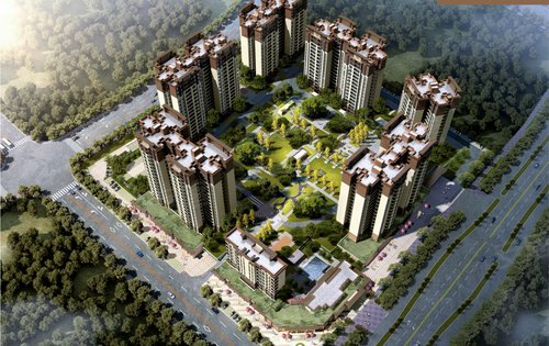 碧桂园天玺围合式布局中庭间距15000平米享受不一样的园林景观