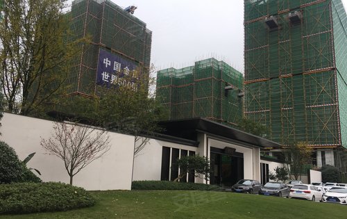 金茂悦系大门长66米高72米璧山金茂悦