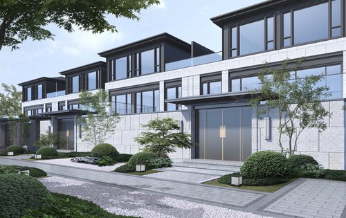 商墅效果图,环境优美