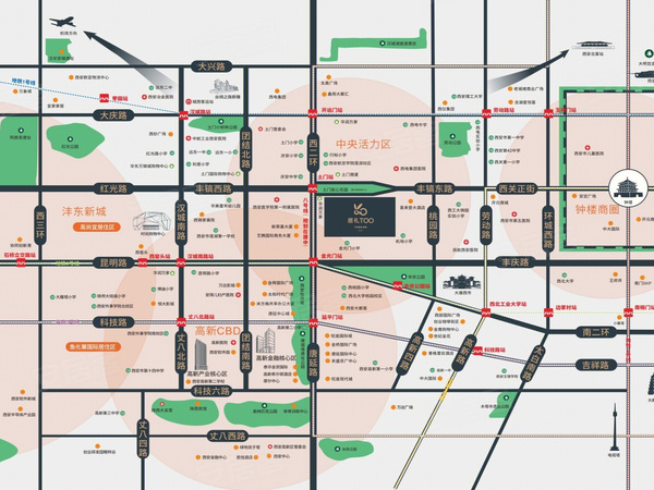 居礼TOO,西安居礼TOO房价,楼盘户型,周边配套,交通地图,丰镐东路366号 - 安居客