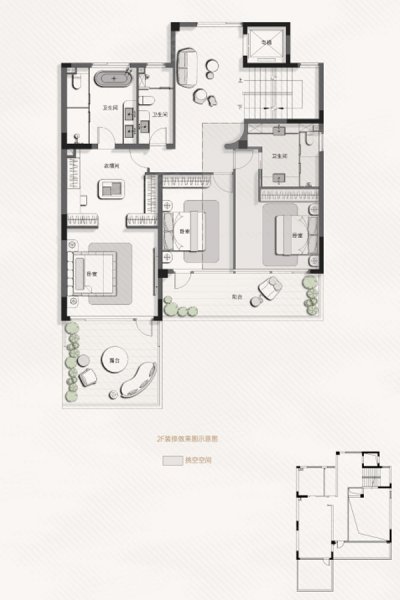 绿城·逸庐大合院，绿城·逸庐别墅约580.00平米户型图，朝南朝向 - 无锡安居客