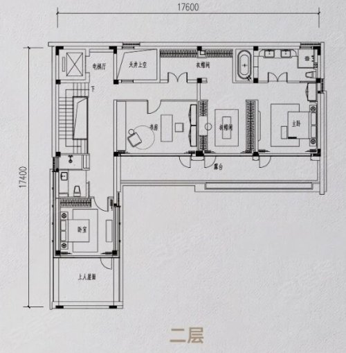 和家园玺园·大院香璋298方户型，和家园玺园·大院香璋别墅约298.00平米户型图，朝南朝向 - 杭州安居客