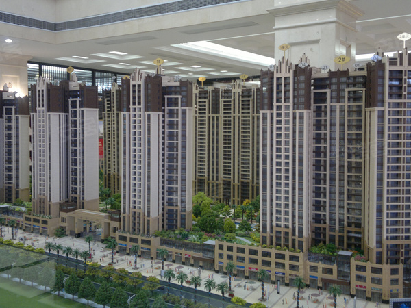 帝景山庄规划沙盘