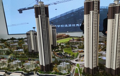 品秀星图沙盘楼栋外观